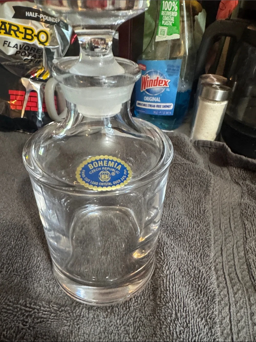 Clear Crystal Decanter - Clear